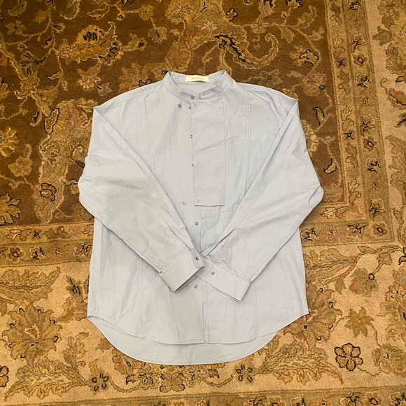Cedric Charlier Women’s Blue Button-down - Picture 11 of 11